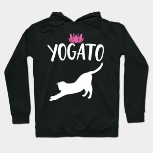 Yogato Cat Pose Funny Yoga Hoodie